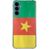 Cameroon Flag Distressed Galaxy A35 5G Clear Case